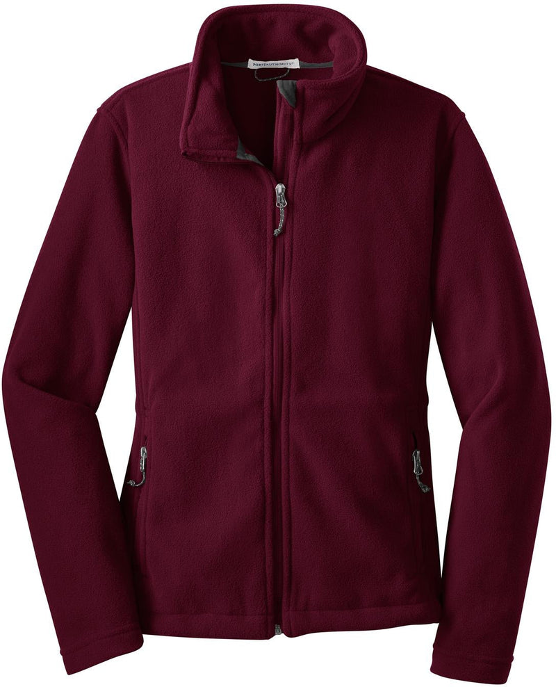 Port Authority Ladies Value Maroon Fleece Jacket L127-MAR-XL