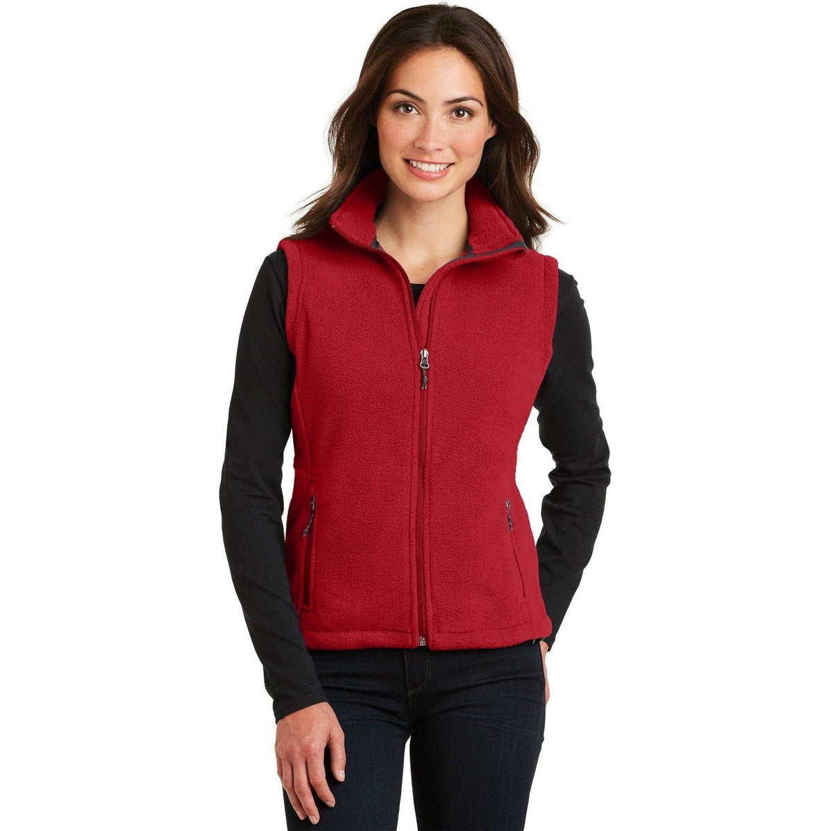 no-logo Port Authority Women's Value Fleece Vest-Vests-Port Authority-Thread Logic