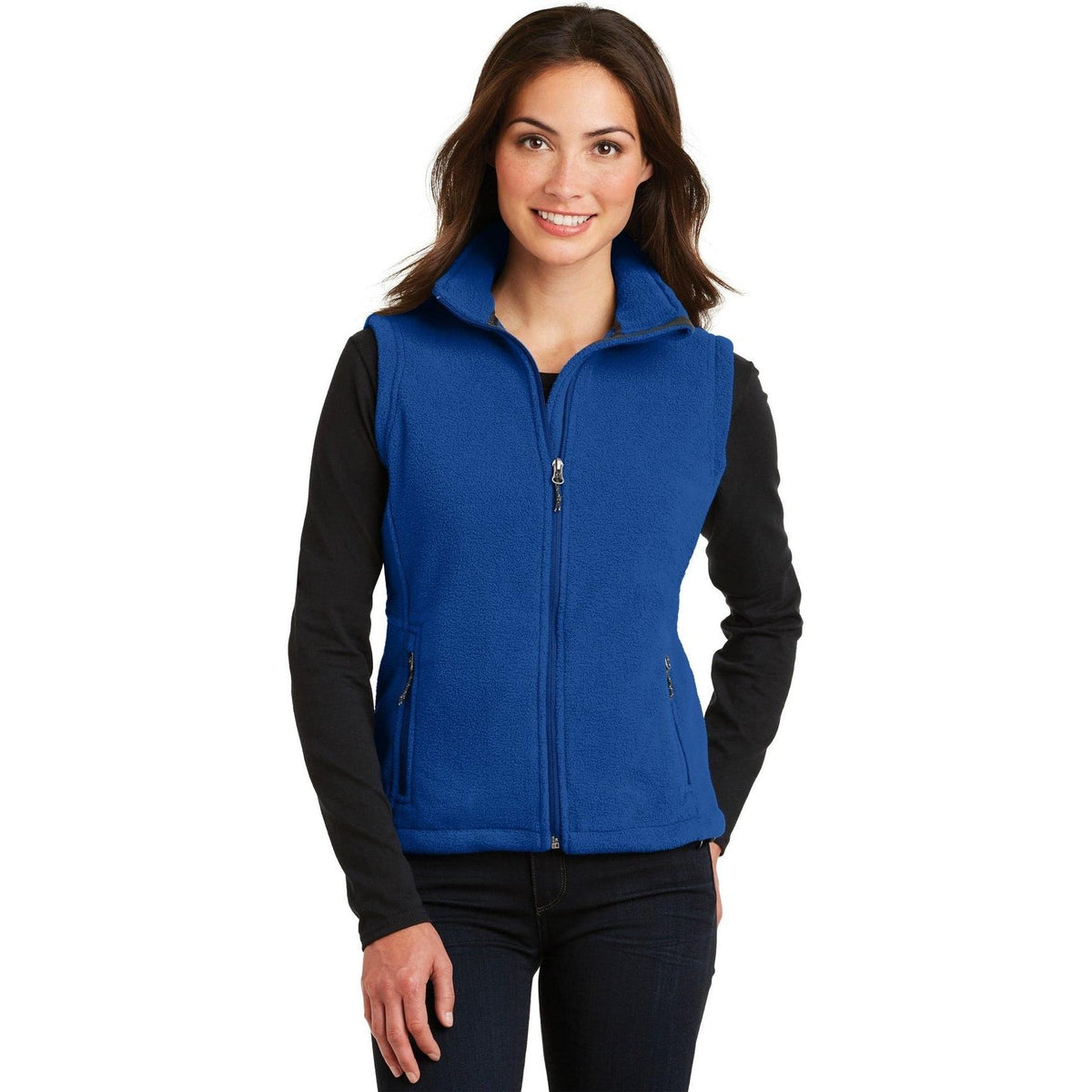 no-logo Port Authority Women's Value Fleece Vest-Vests-Port Authority-Thread Logic
