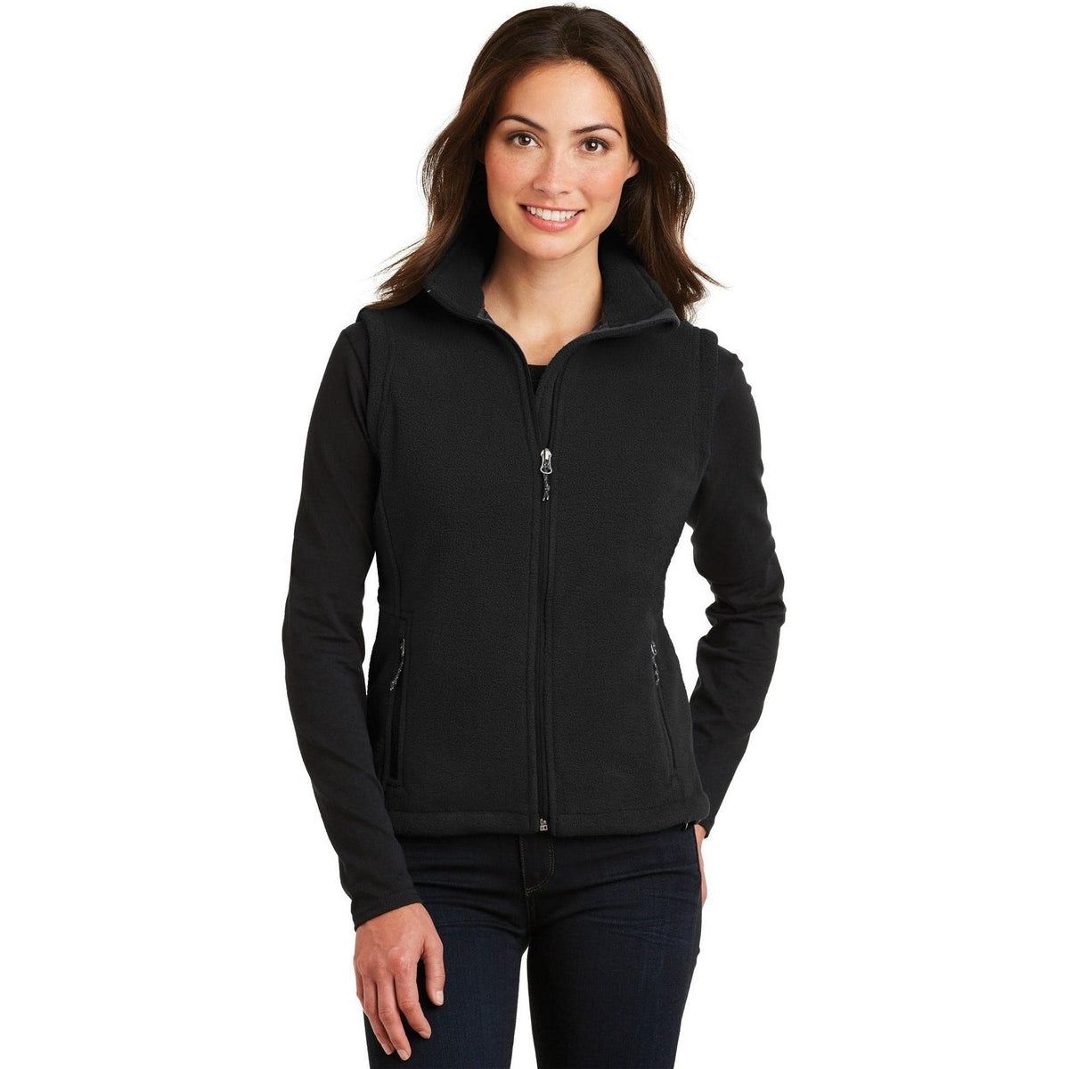 no-logo Port Authority Women's Value Fleece Vest-Vests-Port Authority-Thread Logic