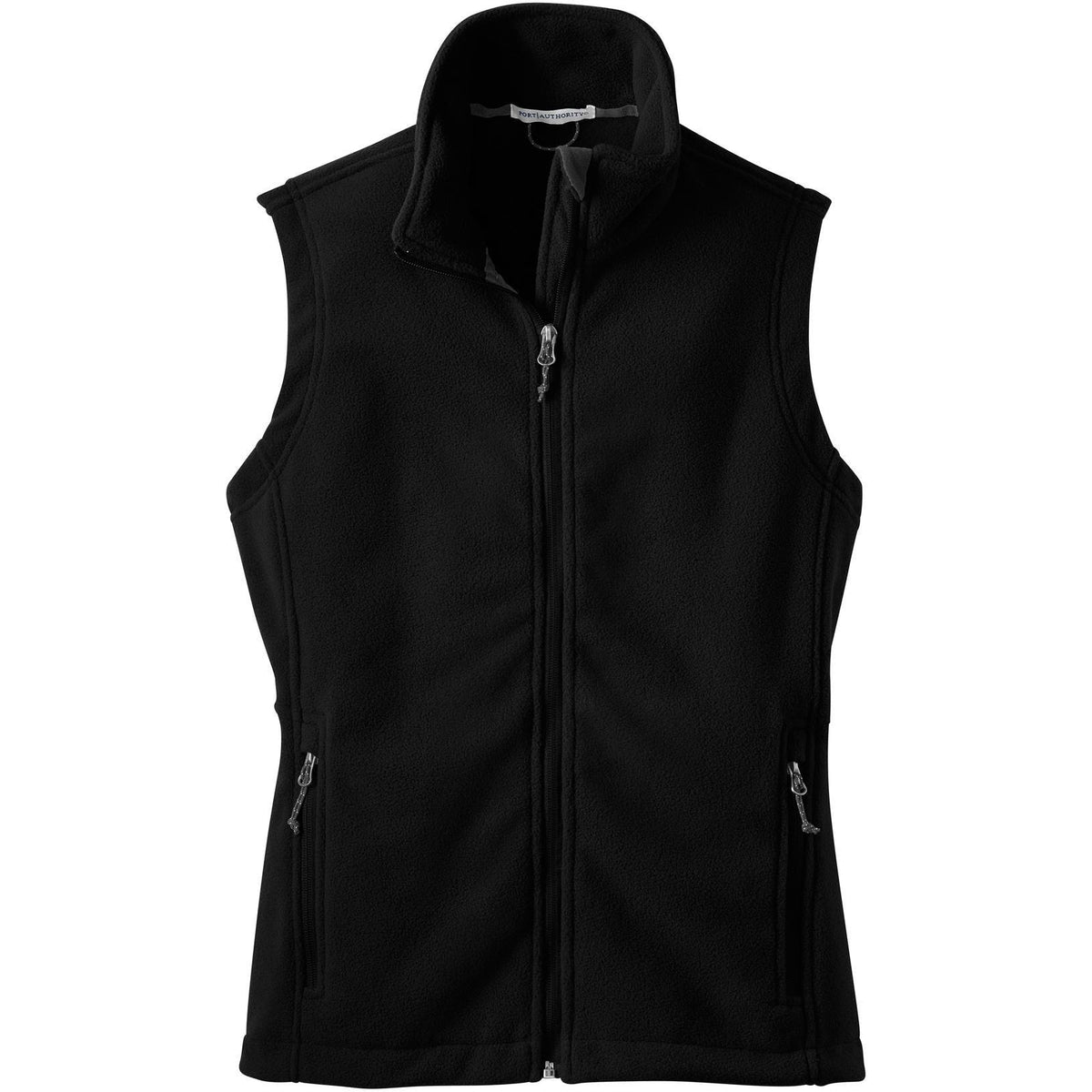 no-logo Port Authority Women's Value Fleece Vest-Vests-Port Authority-Black-XS-Thread Logic