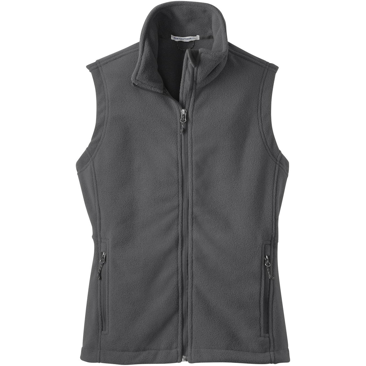 no-logo Port Authority Women's Value Fleece Vest-Vests-Port Authority-Iron Grey-XS-Thread Logic