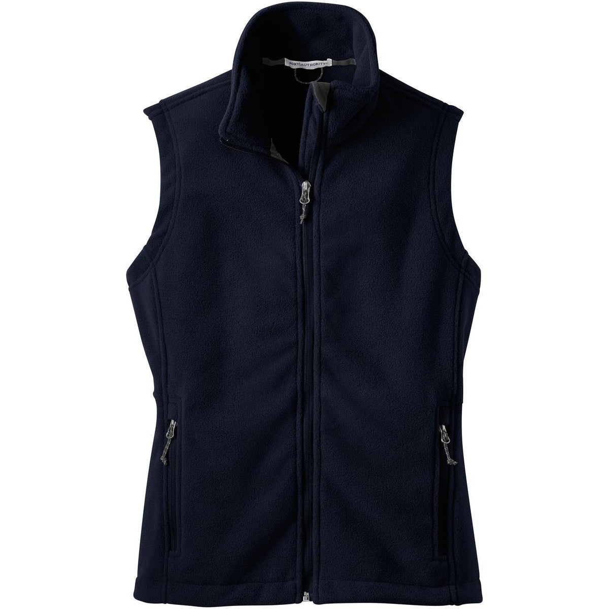 no-logo Port Authority Women's Value Fleece Vest-Vests-Port Authority-True Navy-XS-Thread Logic