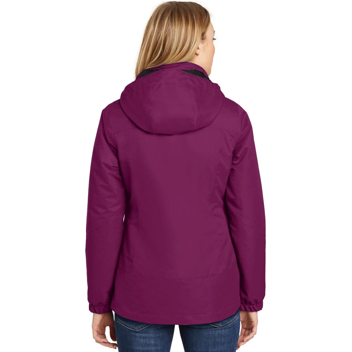 no-logo Port Authority Women's Vortex Waterproof 3-in-1 Jacket-Regular-Port Authority-Thread Logic