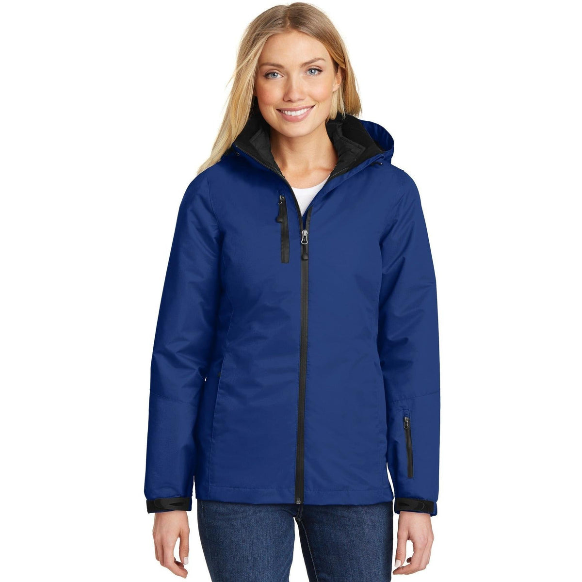 no-logo Port Authority Women's Vortex Waterproof 3-in-1 Jacket-Regular-Port Authority-Thread Logic