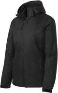 Port Authority Ladies Vortex Waterproof 3-in-1 Jacket-Regular-Port Authority-Black/Black-XS-Thread Logic