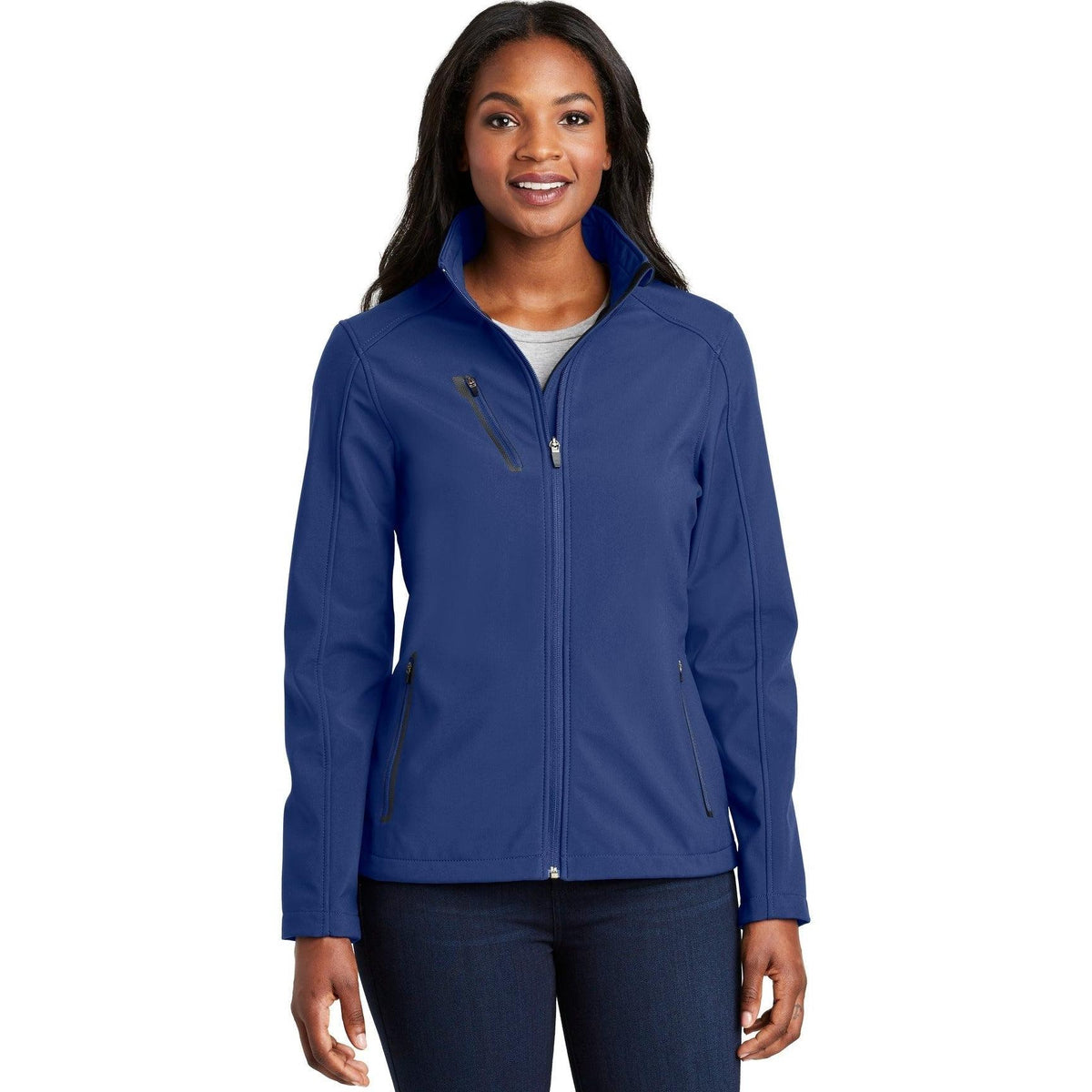 no-logo Port Authority Women's Welded Soft Shell Jacket-Regular-Port Authority-Thread Logic