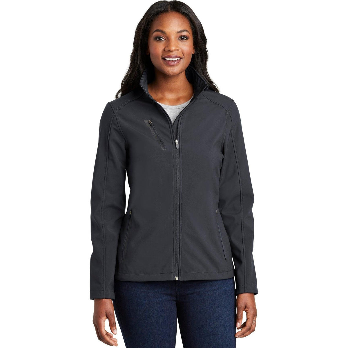 no-logo Port Authority Women's Welded Soft Shell Jacket-Regular-Port Authority-Thread Logic