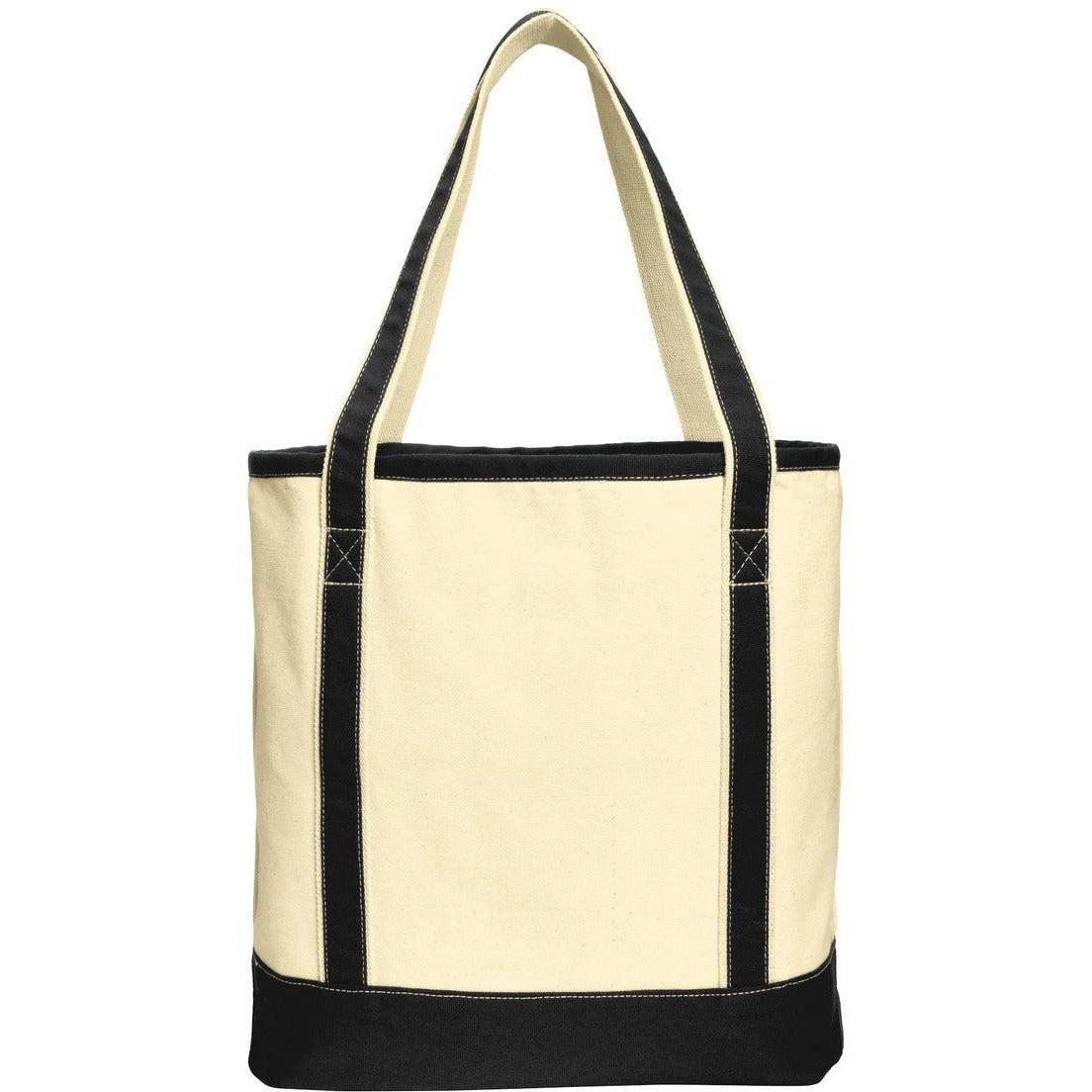 no-logo Port Authority Large Cotton Canvas Boat Tote-Regular-Port Authority-Thread Logic