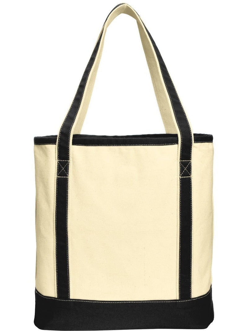 no-logo Port Authority Large Cotton Canvas Boat Tote-Regular-Port Authority-Thread Logic