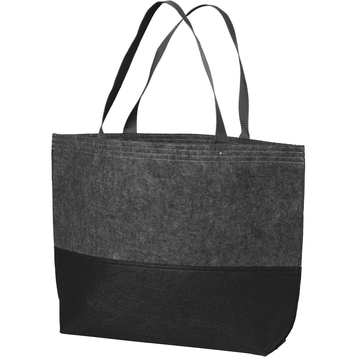 no-logo Port Authority Large Felt Tote
