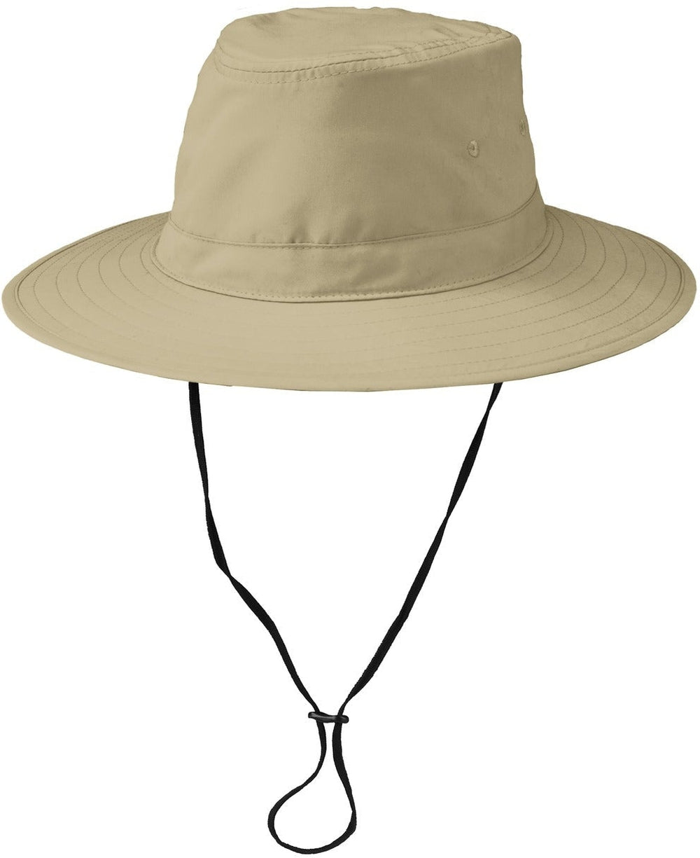 no-logo Port Authority Lifestyle Brim Hat-Regular-Port Authority-Stone-S/M-Thread Logic no-logo