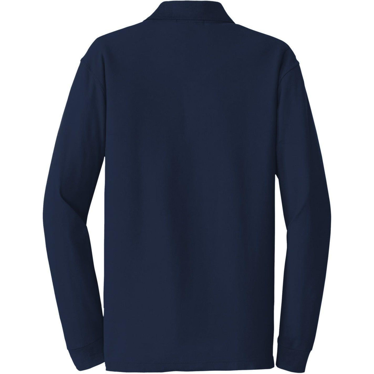 no-logo Port Authority Long Sleeve Core Classic Pique Polo-Regular-Port Authority-Thread Logic