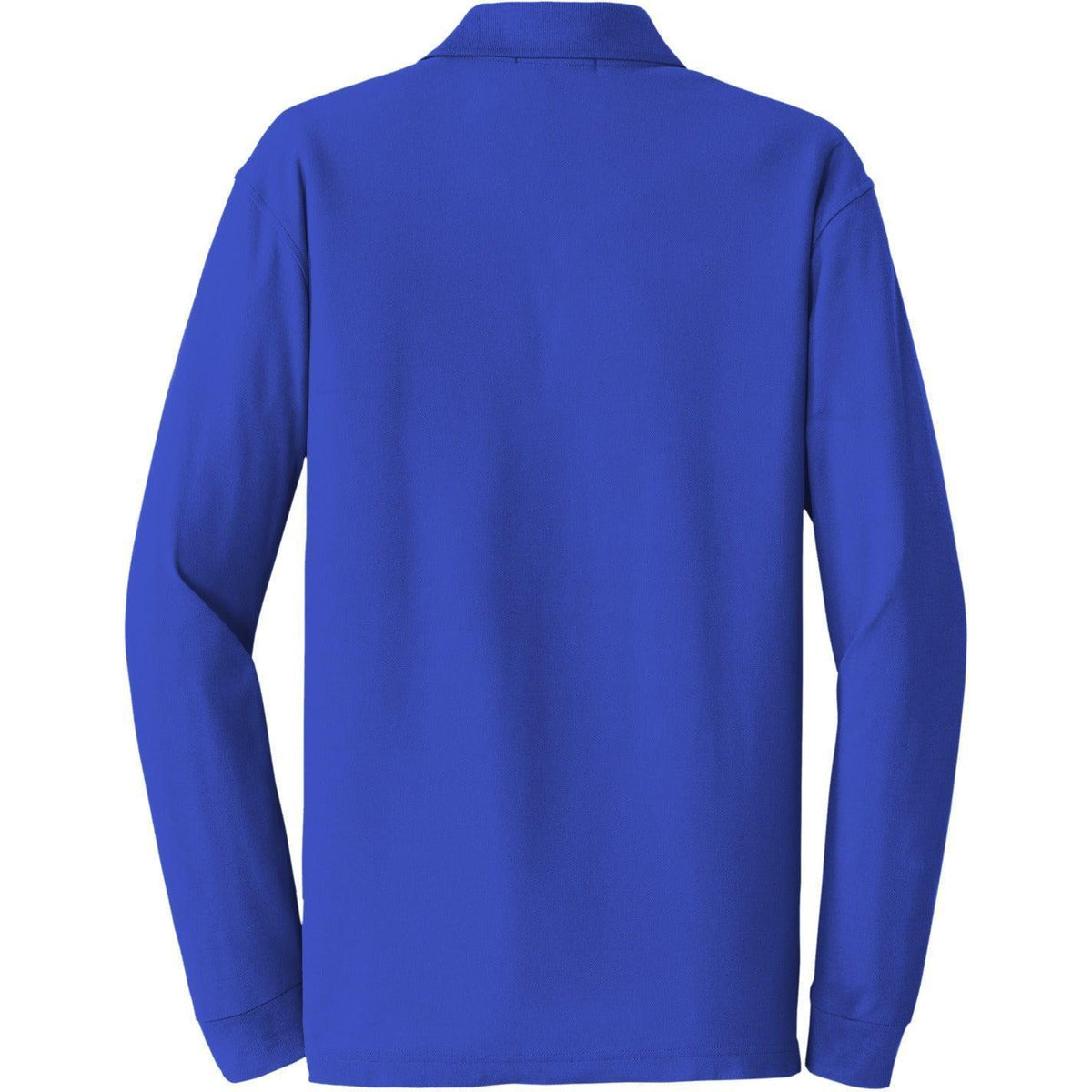 no-logo Port Authority Long Sleeve Core Classic Pique Polo-Regular-Port Authority-Thread Logic