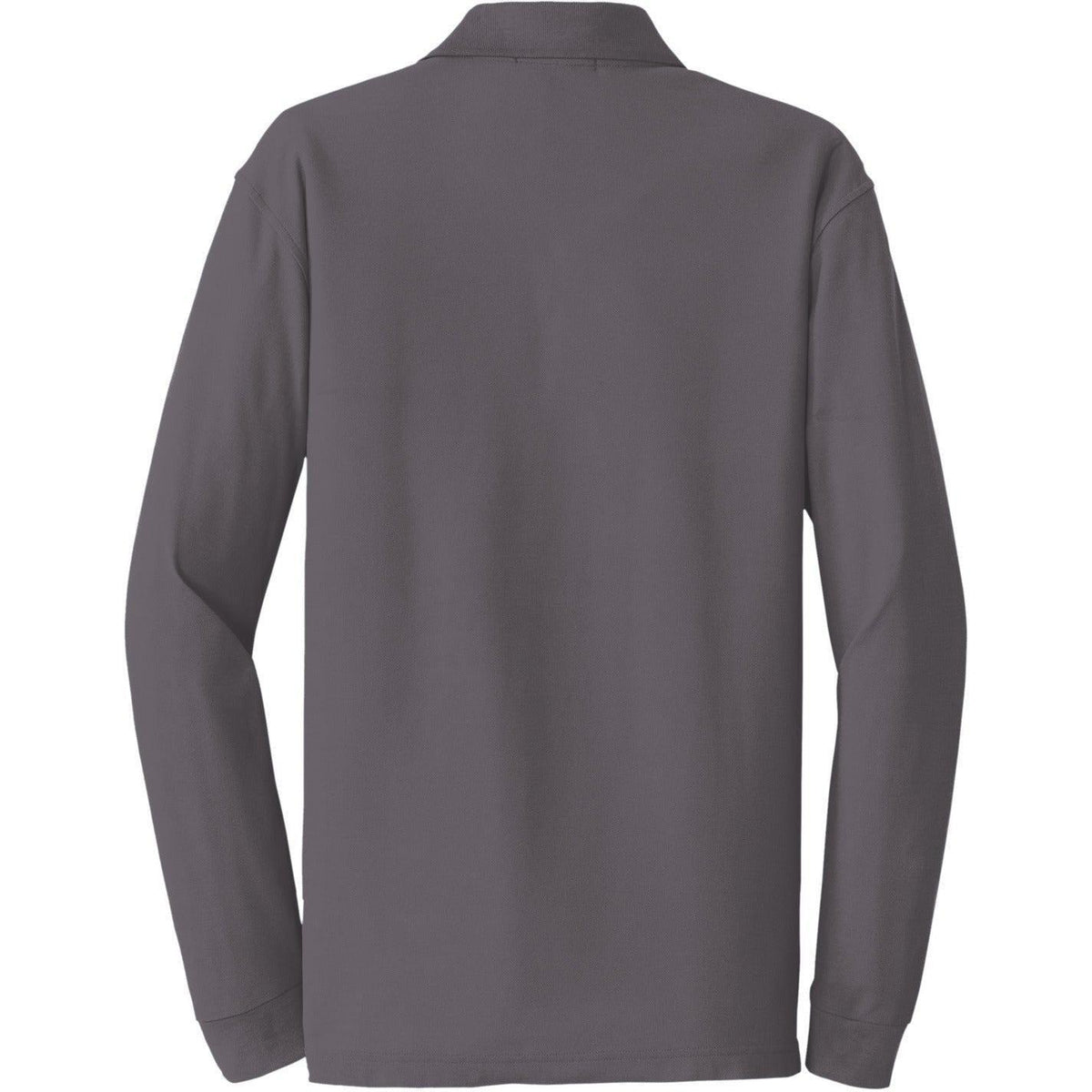 no-logo Port Authority Long Sleeve Core Classic Pique Polo-Regular-Port Authority-Thread Logic