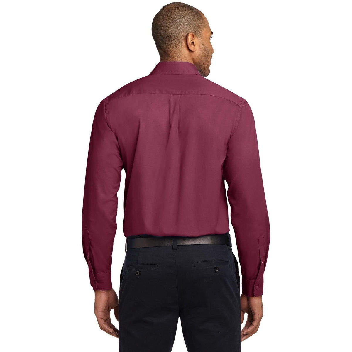 no-logo Port Authority Long Sleeve Easy Care Dress Shirt-Dress Shirts-Port Authority-Thread Logic