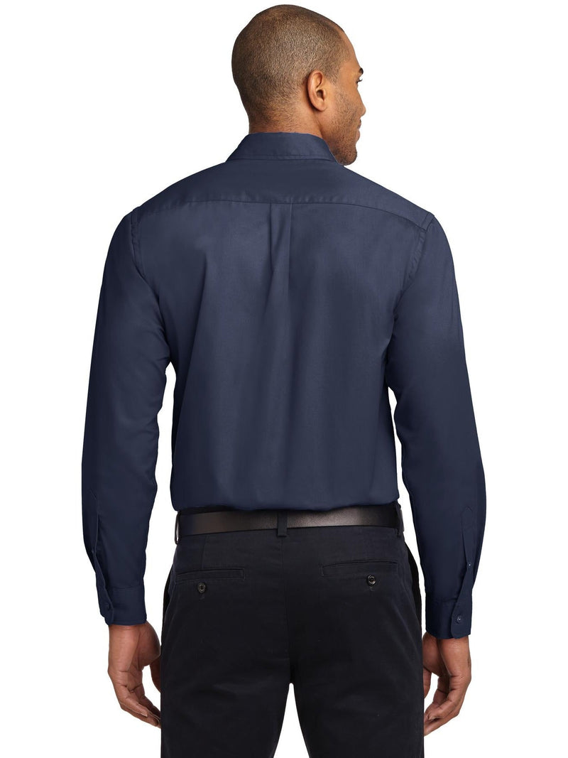 Port Authority Dimension Knit Dress Shirt-XS (Dress Shirt Blue