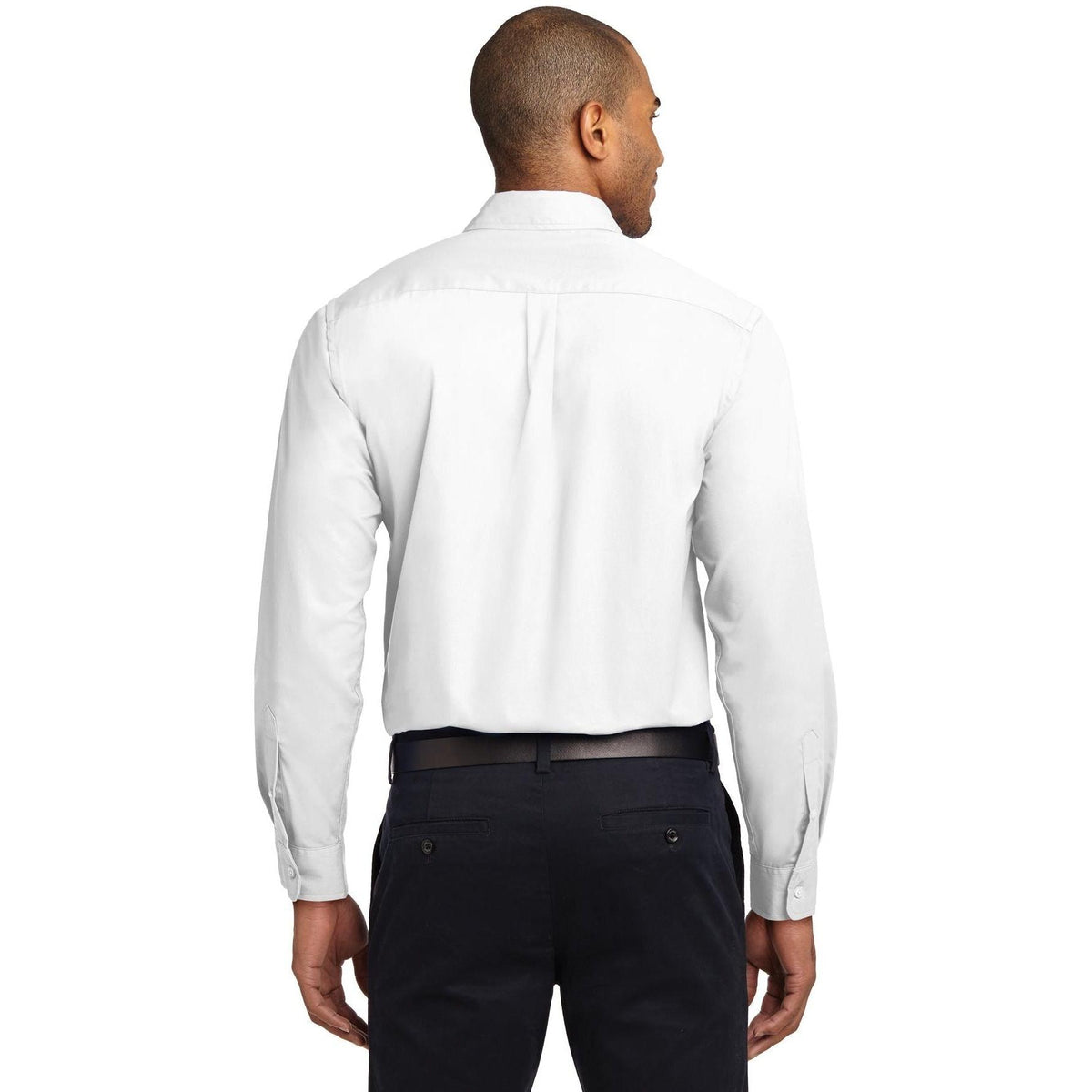 no-logo Port Authority Long Sleeve Easy Care Dress Shirt-Dress Shirts-Port Authority-Thread Logic