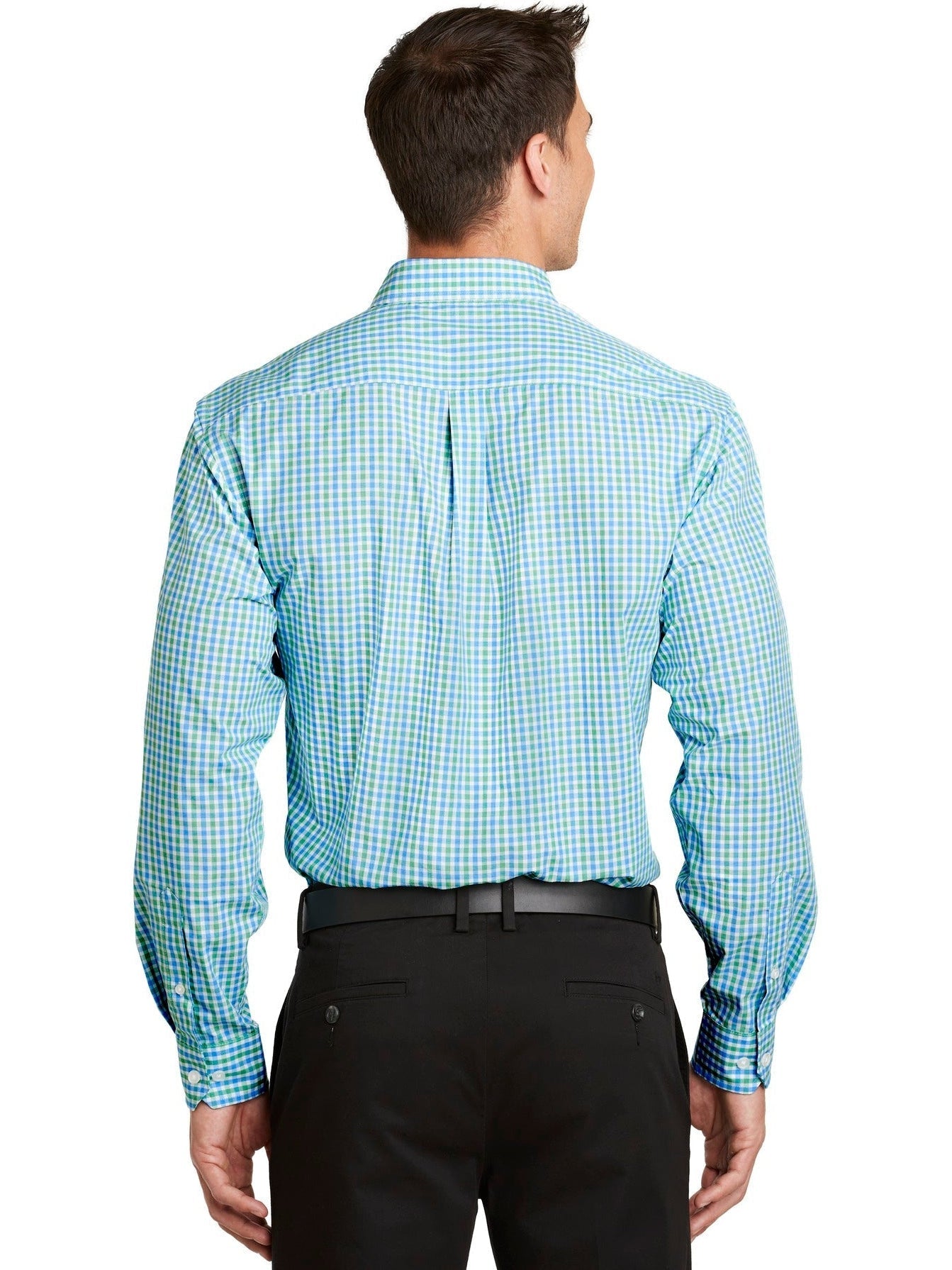 no-logo Port Authority Long Sleeve Gingham Easy Care Shirt-Regular-Port Authority-Thread Logic