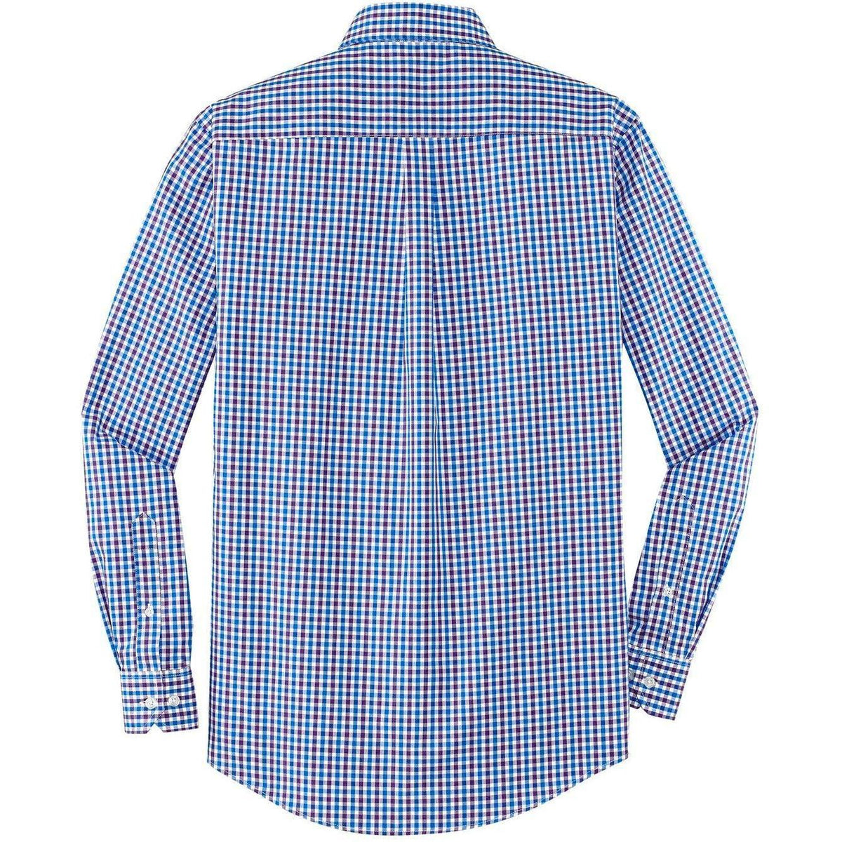 no-logo Port Authority Long Sleeve Gingham Easy Care Shirt-Regular-Port Authority-Thread Logic