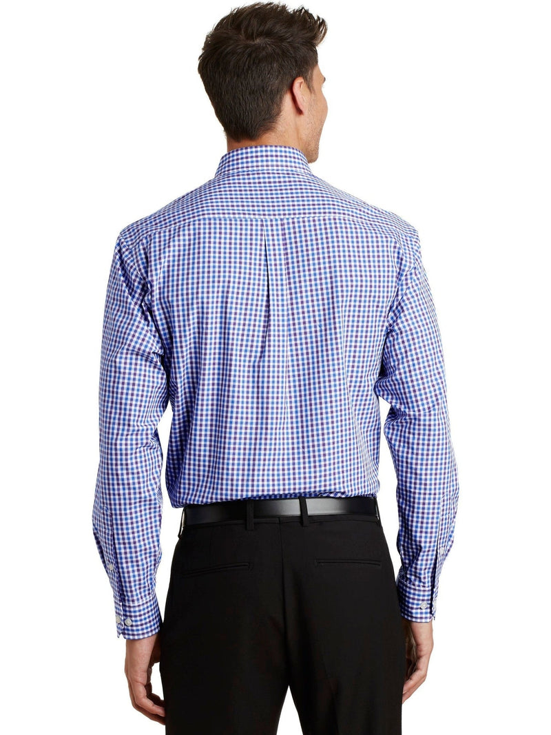 no-logo Port Authority Long Sleeve Gingham Easy Care Shirt-Regular-Port Authority-Thread Logic