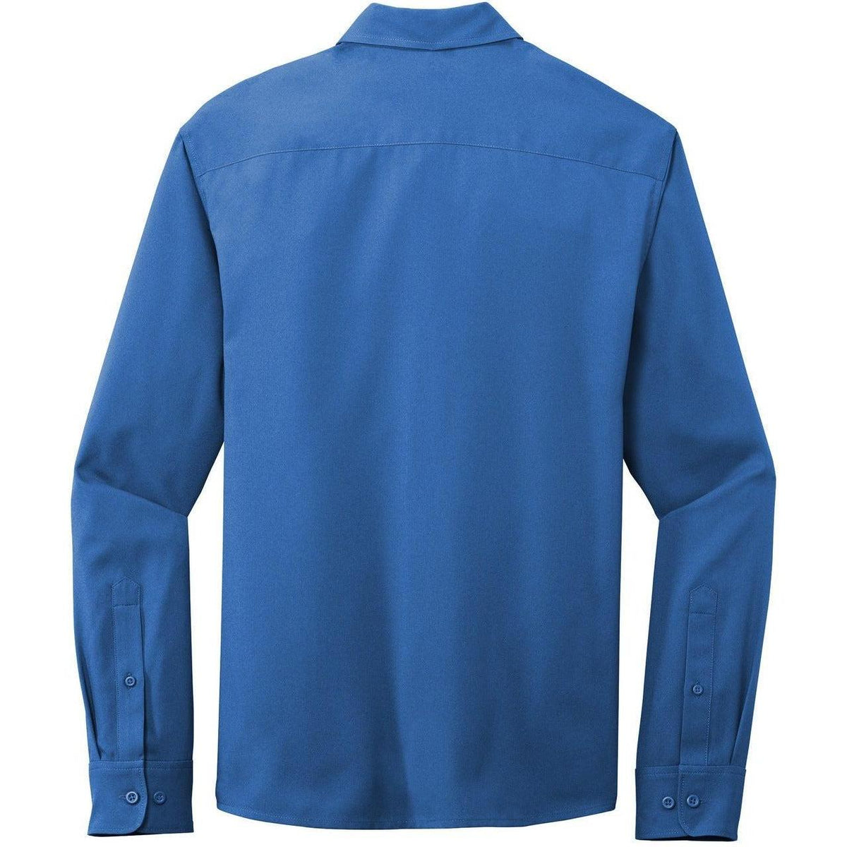 no-logo Port Authority Long Sleeve Performance Staff Shirt-Dress Shirts-Port Authority-Thread Logic