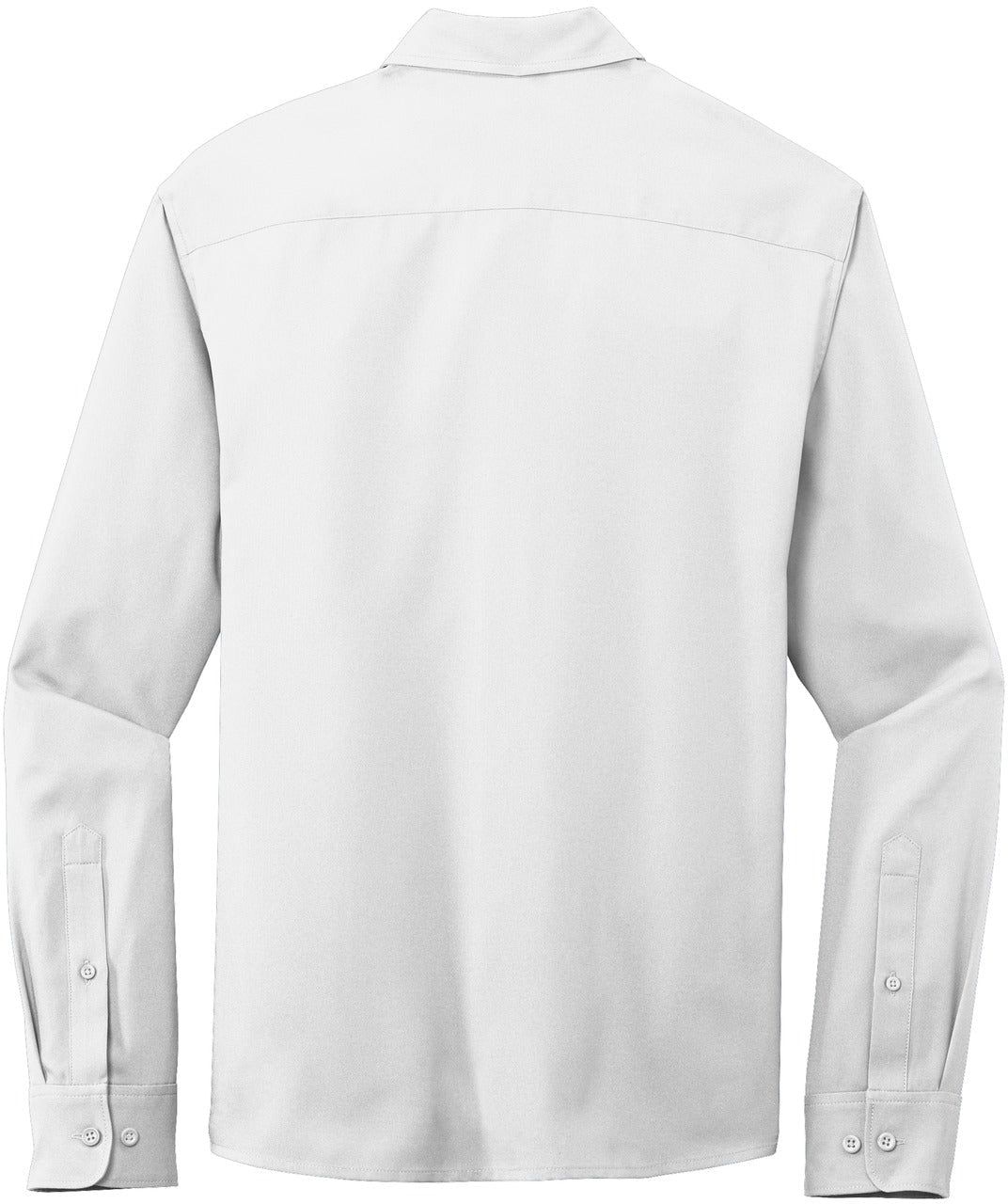no-logo Port Authority Long Sleeve Performance Staff Shirt-Regular-Port Authority-Thread Logic