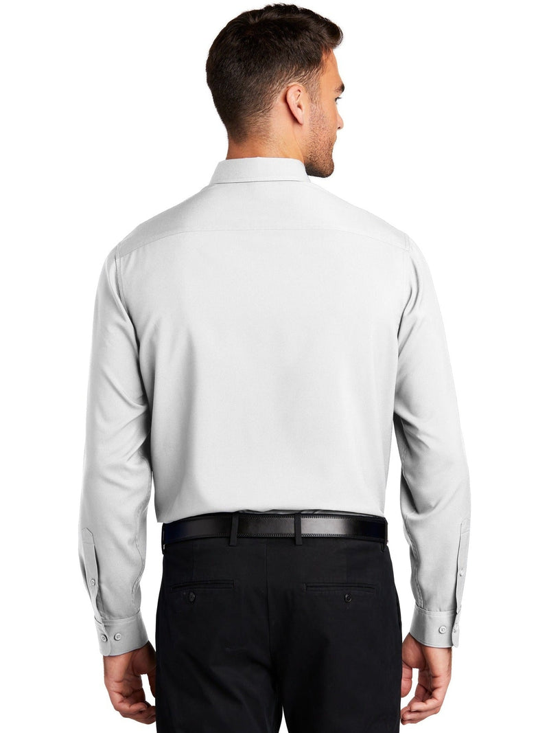 no-logo Port Authority Long Sleeve Performance Staff Shirt-Regular-Port Authority-Thread Logic