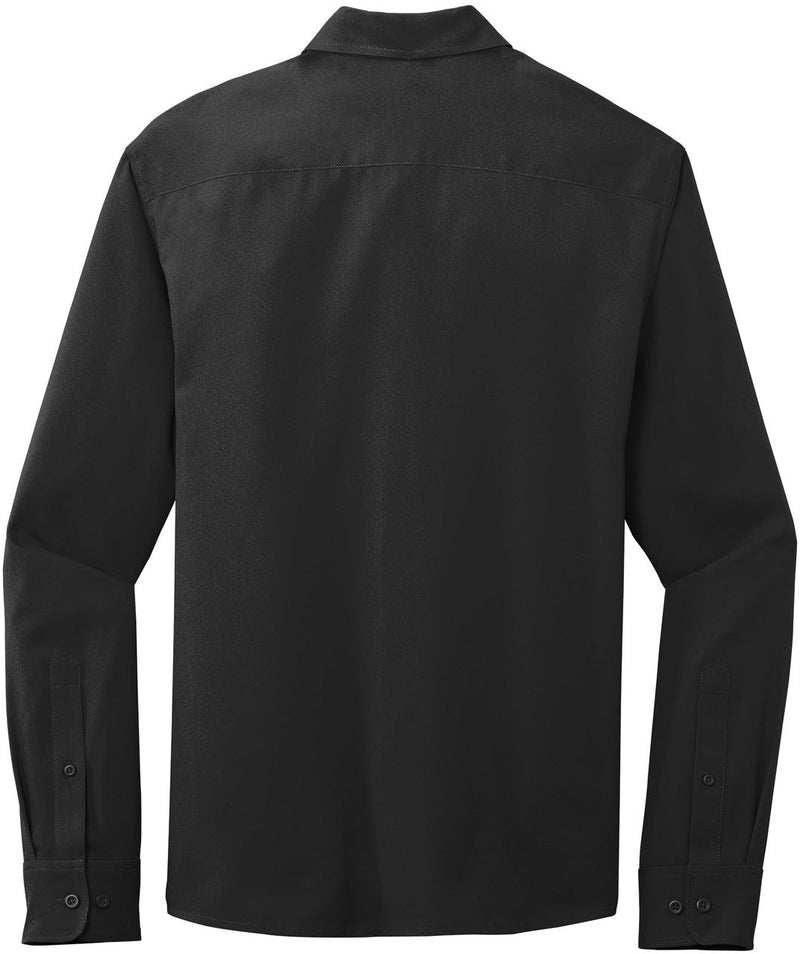 no-logo Port Authority Long Sleeve Performance Staff Shirt-Regular-Port Authority-Thread Logic