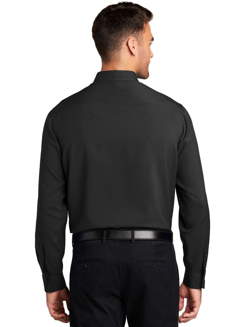 no-logo Port Authority Long Sleeve Performance Staff Shirt-Regular-Port Authority-Thread Logic