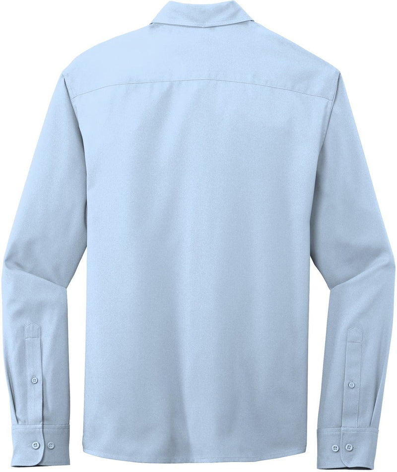 no-logo Port Authority Long Sleeve Performance Staff Shirt-Regular-Port Authority-Thread Logic