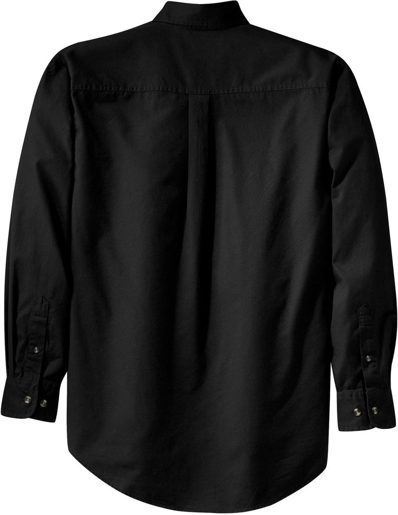 no-logo Port Authority Long Sleeve Twill Shirt-Regular-Port Authority-Thread Logic