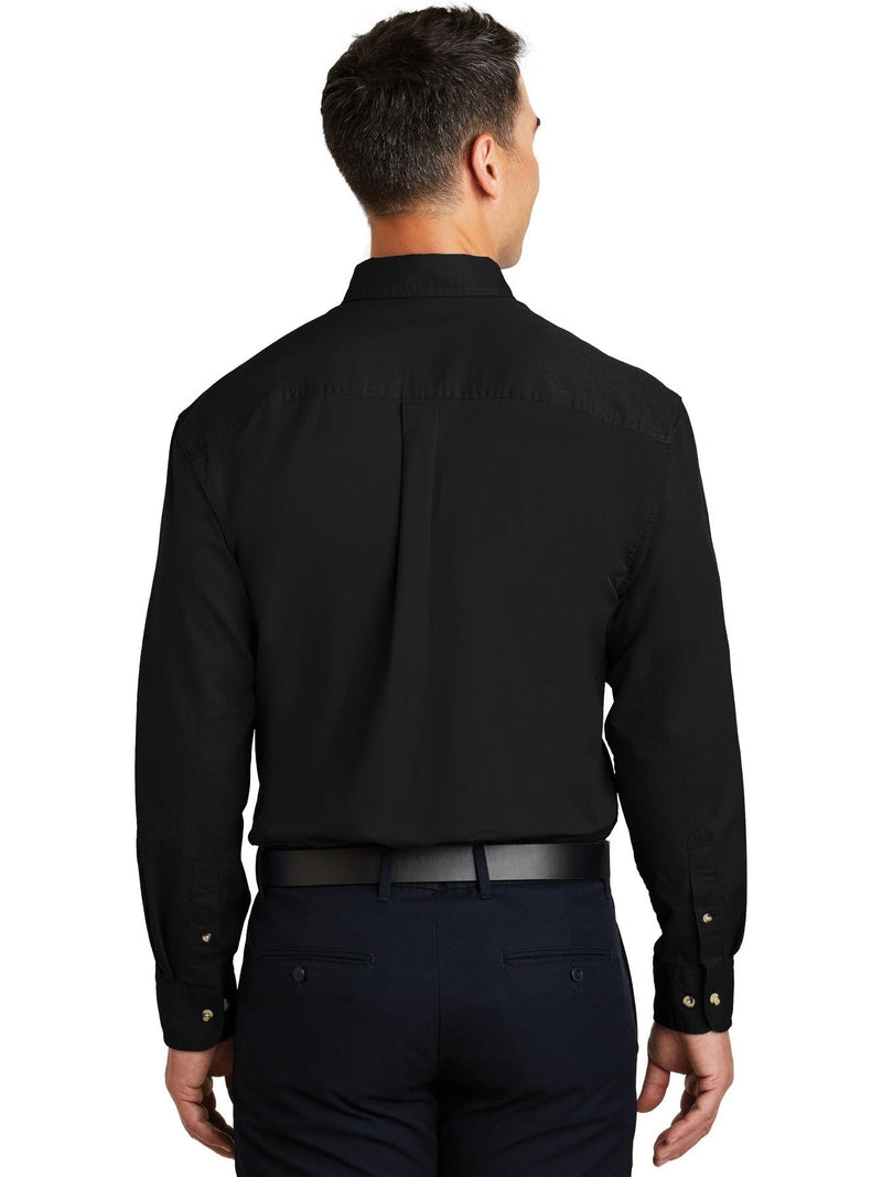 no-logo Port Authority Long Sleeve Twill Shirt-Regular-Port Authority-Thread Logic