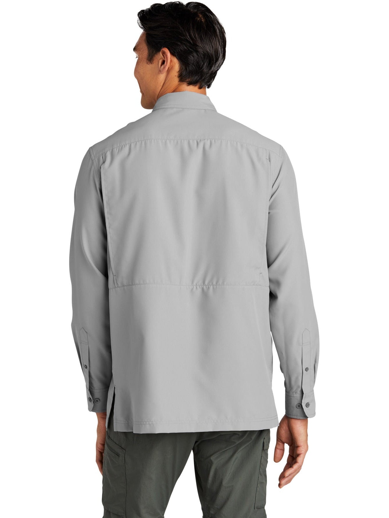 no-logo Port Authority Long Sleeve UV Daybreak Shirt-Regular-Port Authority-Thread Logic