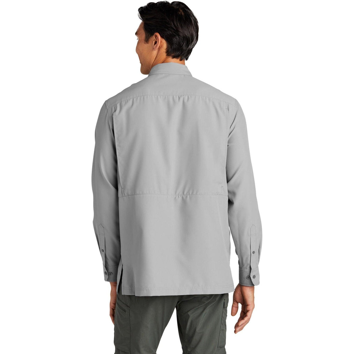 no-logo Port Authority Long Sleeve UV Daybreak Shirt-Regular-Port Authority-Thread Logic