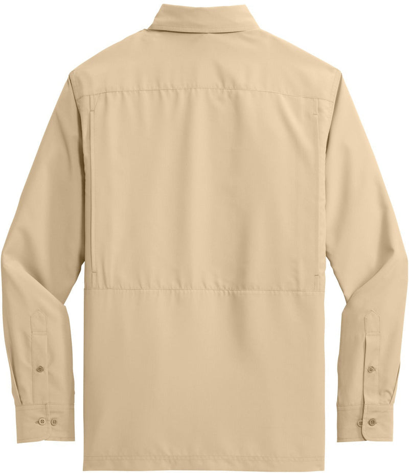 no-logo Port Authority Long Sleeve UV Daybreak Shirt-Regular-Port Authority-Thread Logic