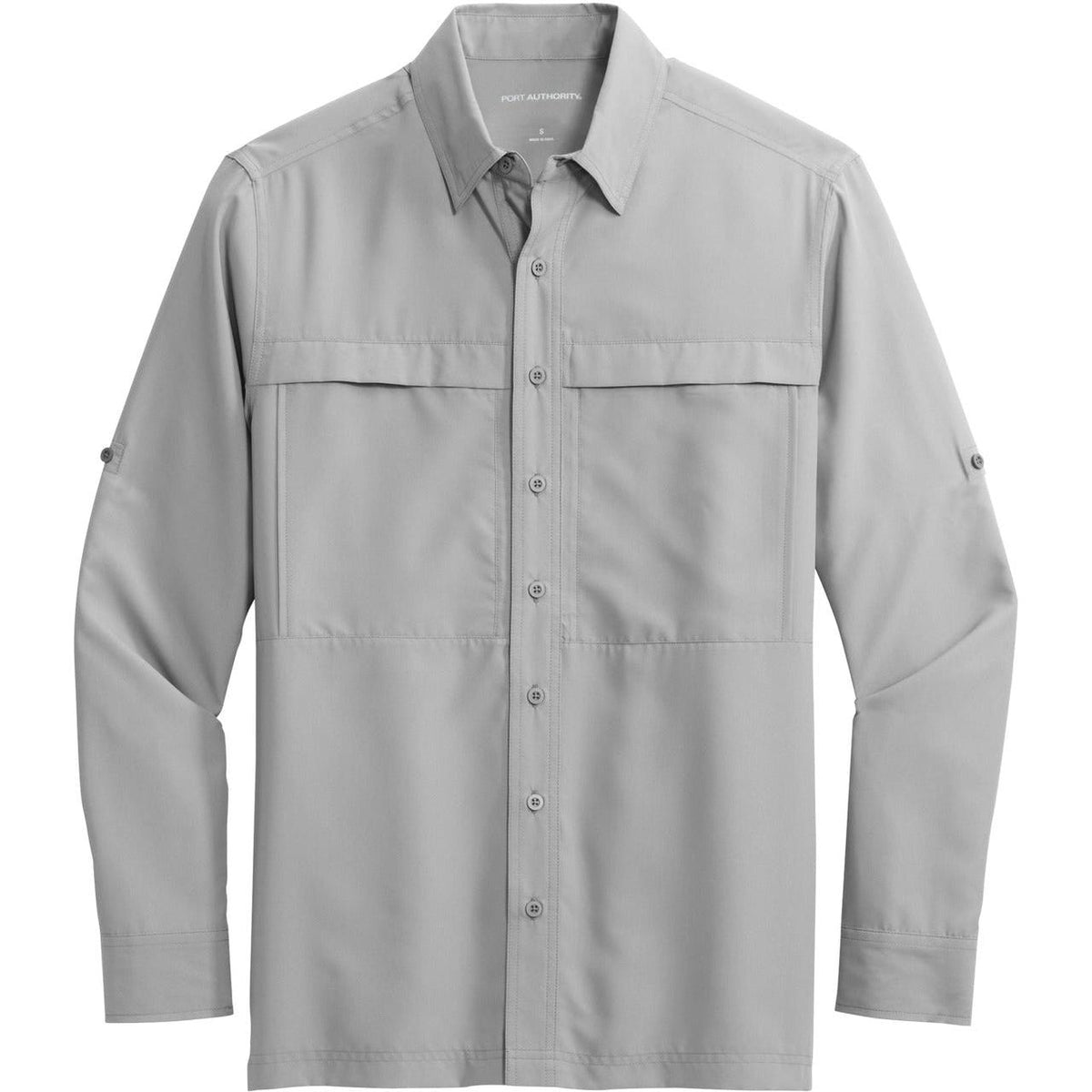 no-logo Port Authority Long Sleeve UV Daybreak Shirt