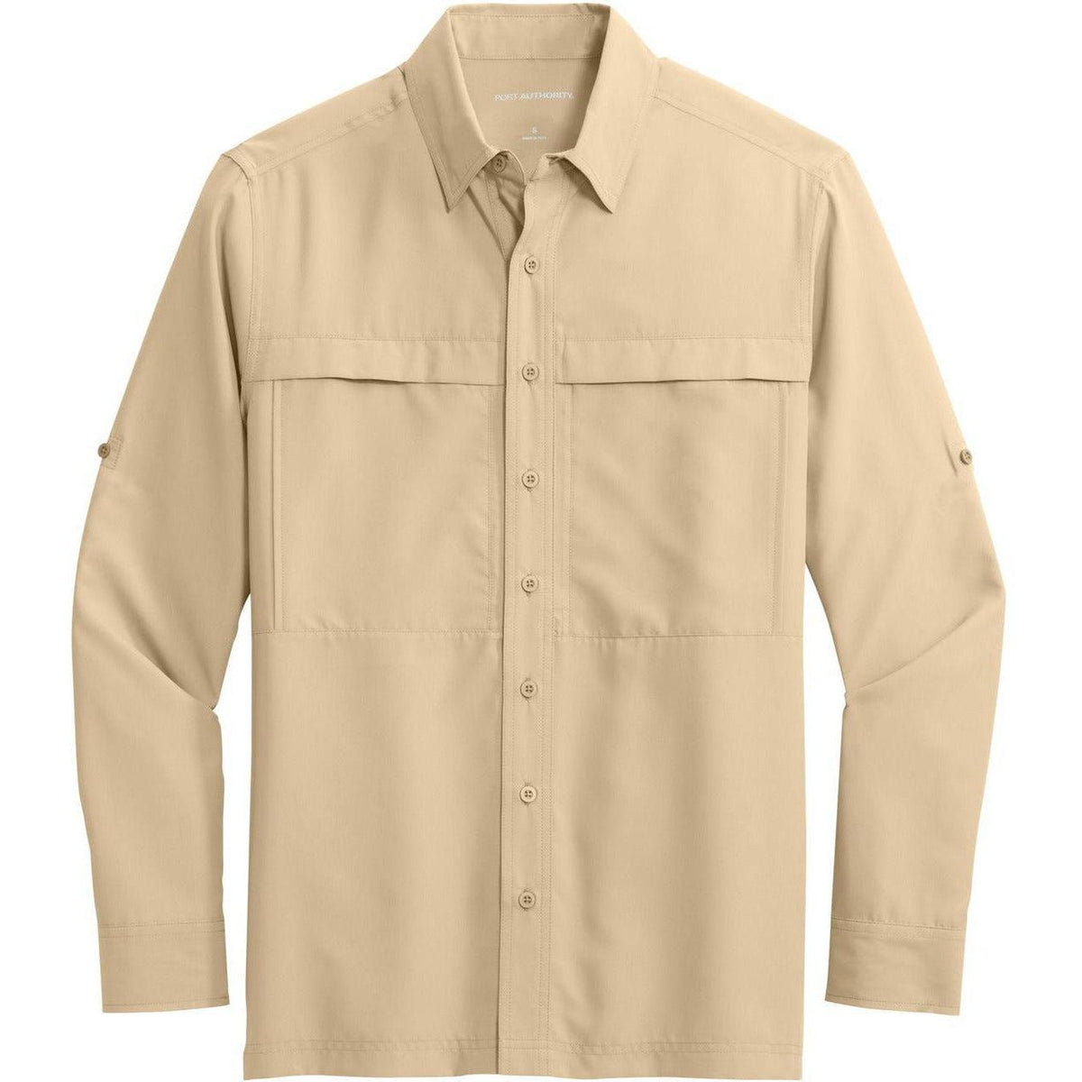 no-logo Port Authority Long Sleeve UV Daybreak Shirt