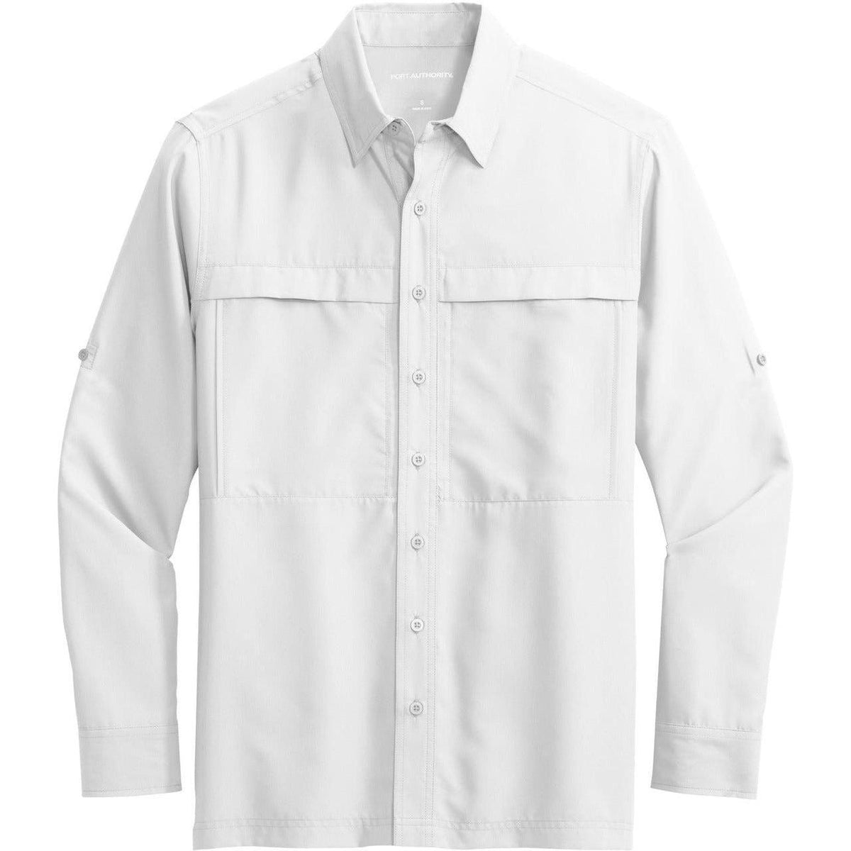 no-logo Port Authority Long Sleeve UV Daybreak Shirt