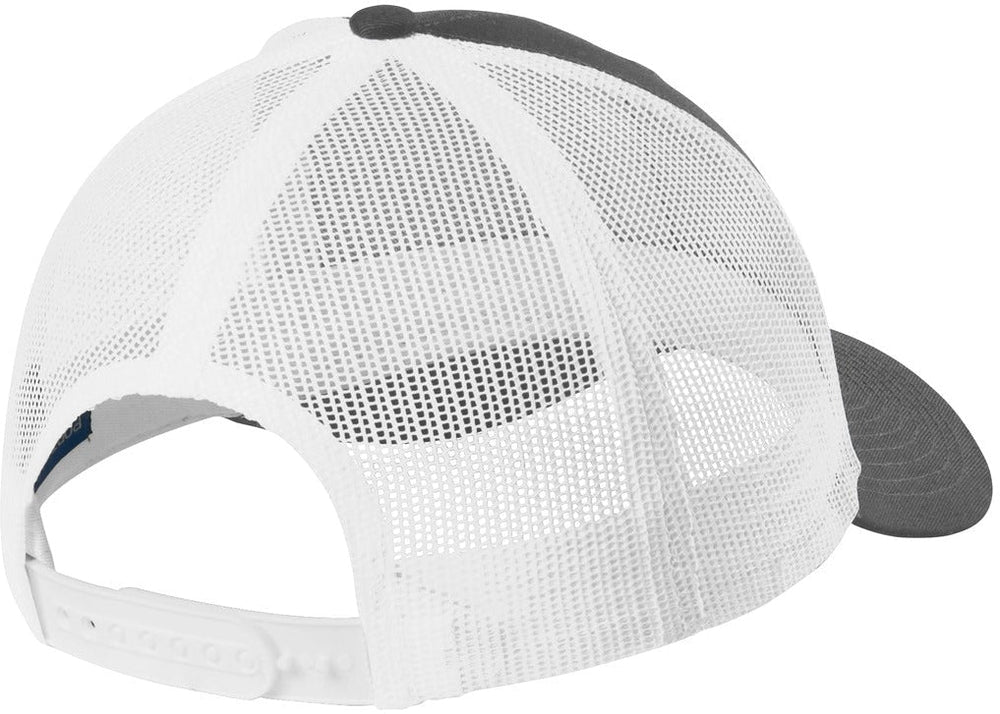 no-logo Port Authority Low-Profile Snapback Trucker Cap-Regular-Port Authority-Thread Logic no-logo