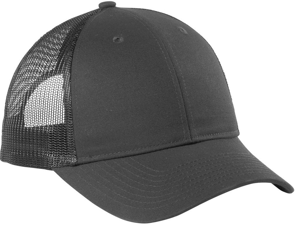 Port Authority Low-Profile Snapback Trucker Cap no-logo