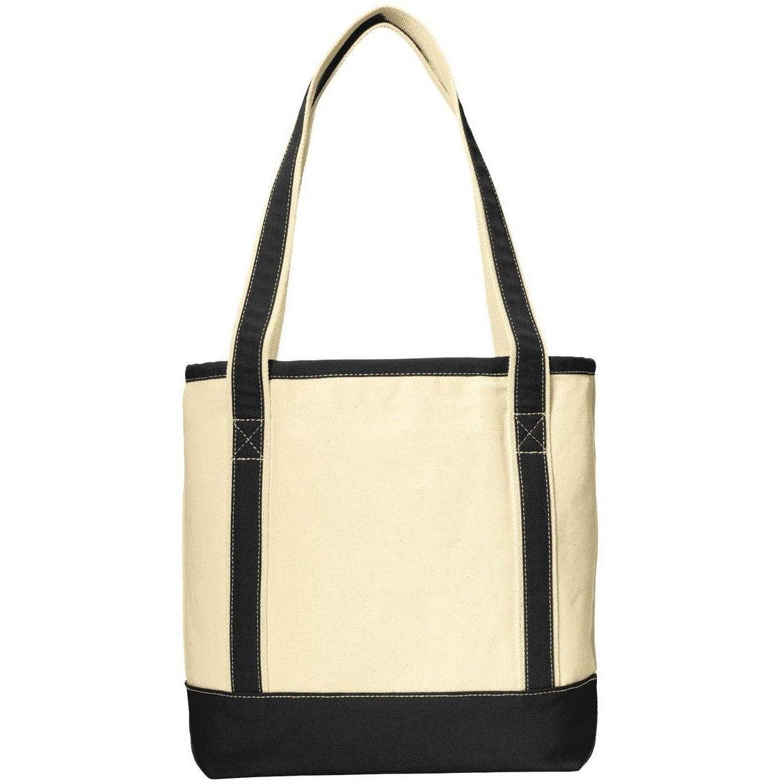 no-logo Port Authority Medium Cotton Canvas Boat Tote-Regular-Port Authority-Thread Logic