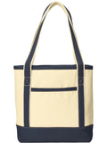 Port Authority Medium Cotton Canvas Boat Tote-Regular-Port Authority-Thread Logic