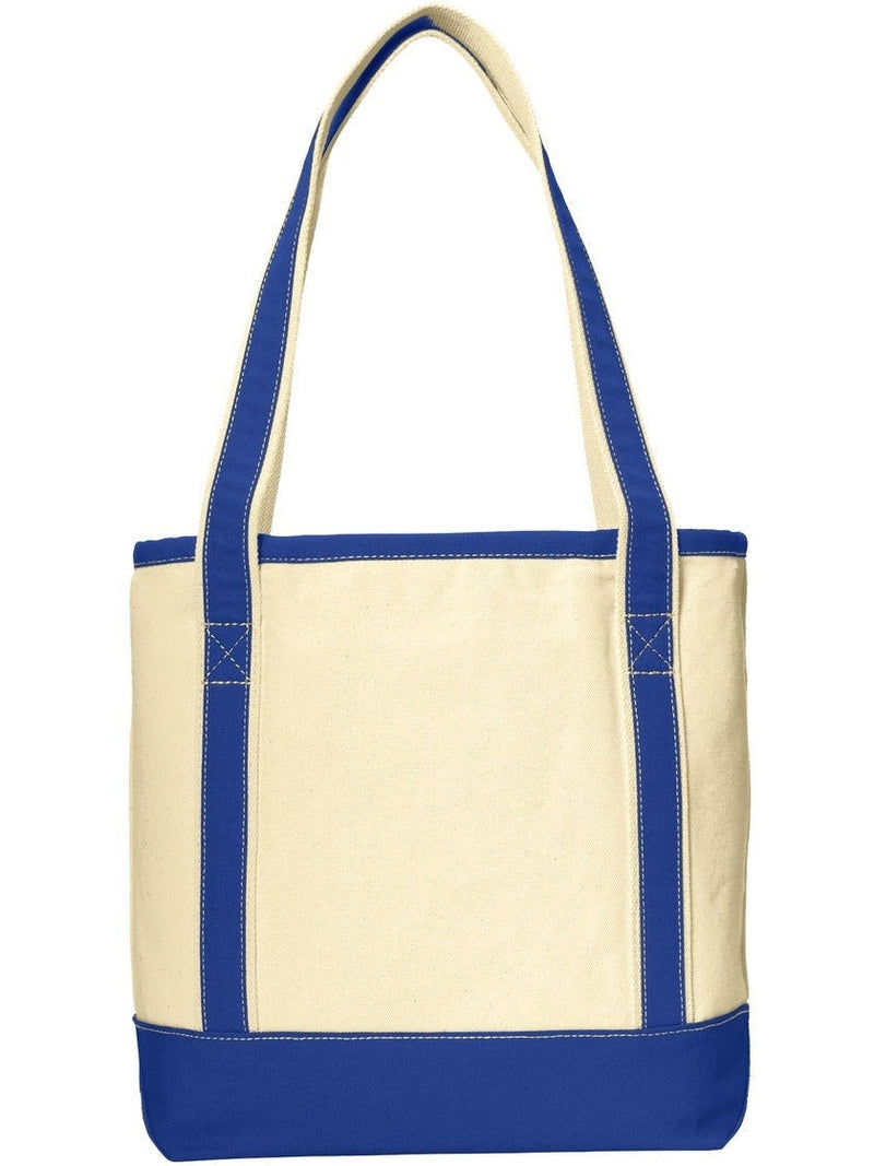 no-logo Port Authority Medium Cotton Canvas Boat Tote-Regular-Port Authority-Thread Logic