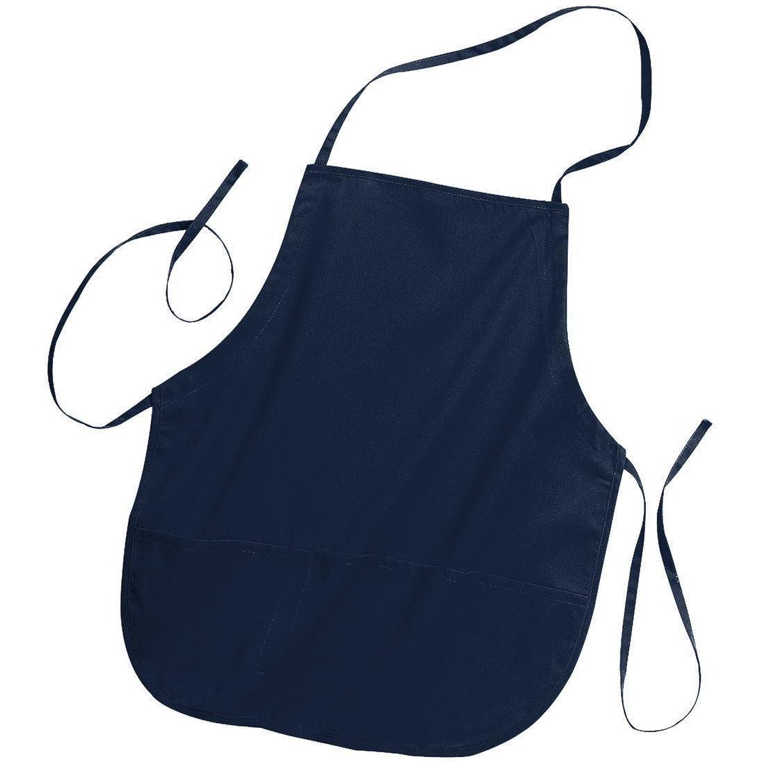 no-logo Port Authority Medium Length Apron-Regular-Port Authority-Navy-1 Size-Thread Logic