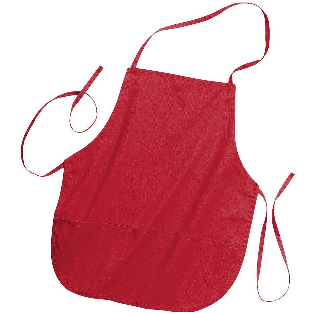 no-logo Port Authority Medium Length Apron-Regular-Port Authority-Red-1 Size-Thread Logic