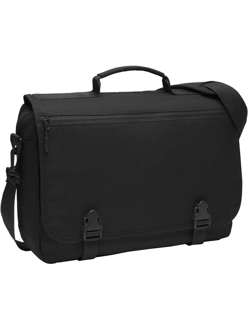 Port Authority Messenger Briefcase-Regular-Port Authority-Black-Thread Logic