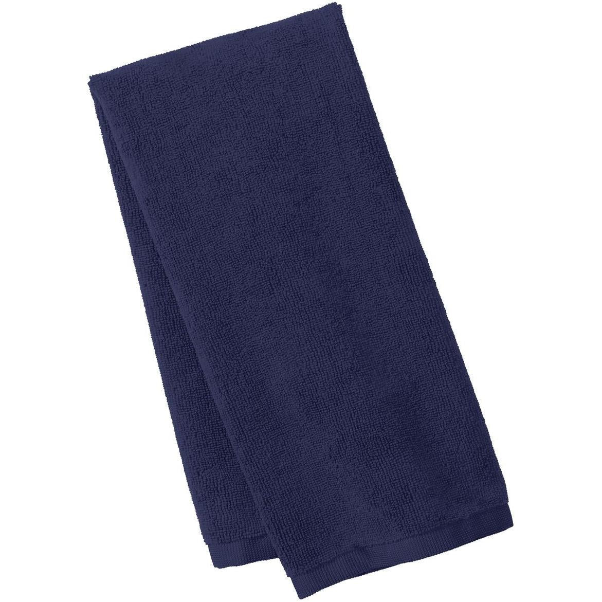 no-logo Port Authority Microfiber Golf Towel-Regular-Port Authority-True Navy-1 Size-Thread Logic