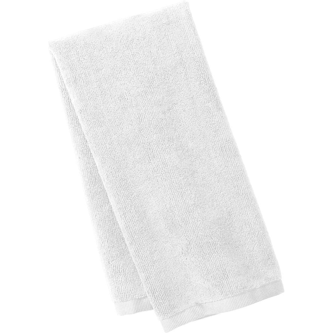 no-logo Port Authority Microfiber Golf Towel-Regular-Port Authority-White-1 Size-Thread Logic