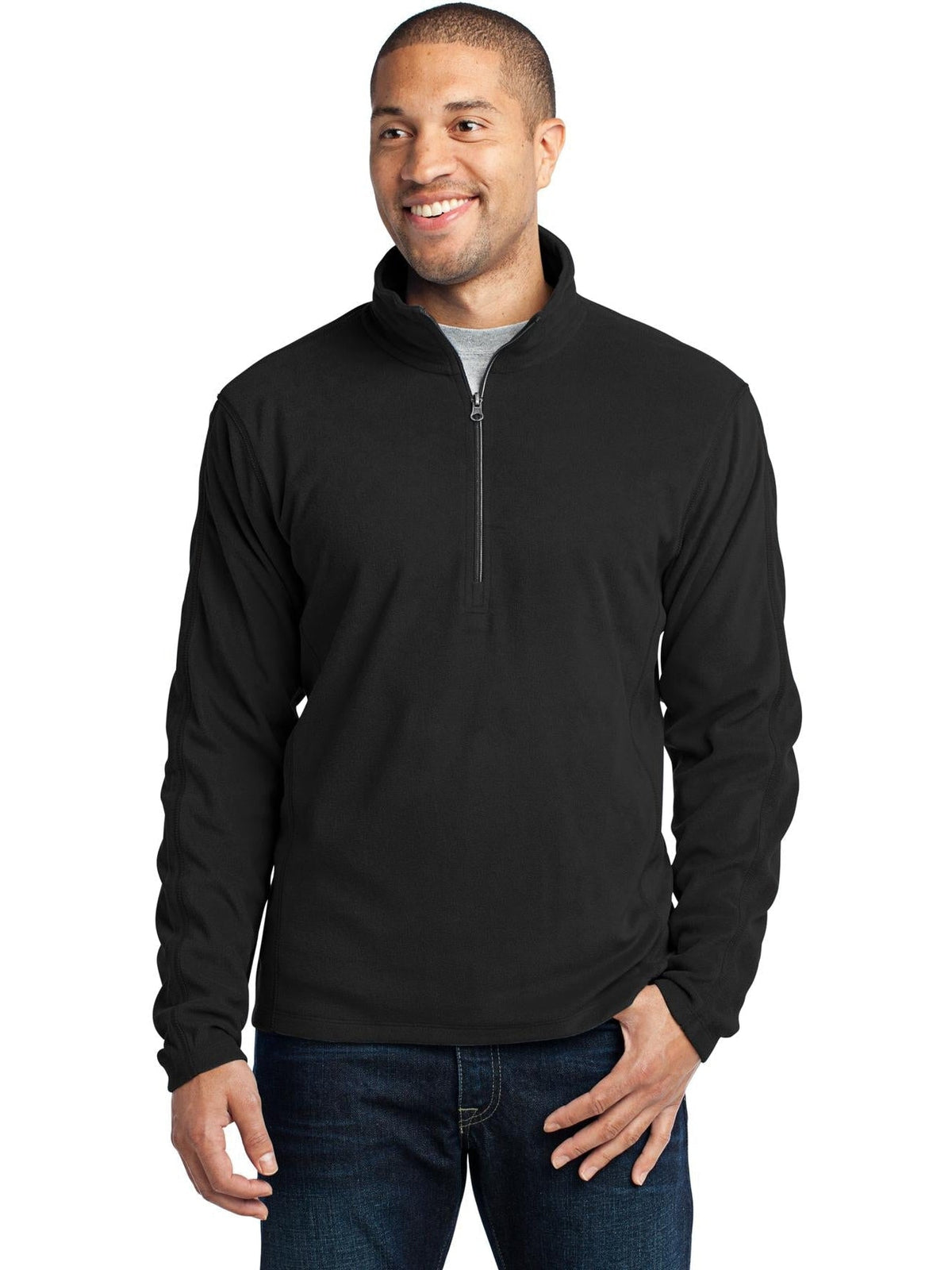 Port Authority F224 1 2 Zip Pullover with Custom Embroidery